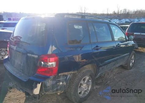 2005 Toyota Highlander V6 z USA, uszkodzony, nr VIN JTEEP21A850068599